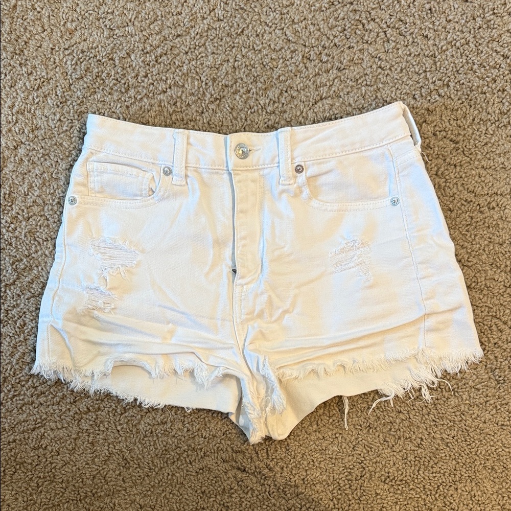 American Eagle Outfitters Light Tan Jean Shorts